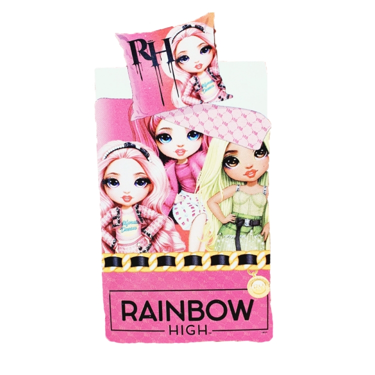 Pościel bawełniana Disney Dziecięca - Rainbow High